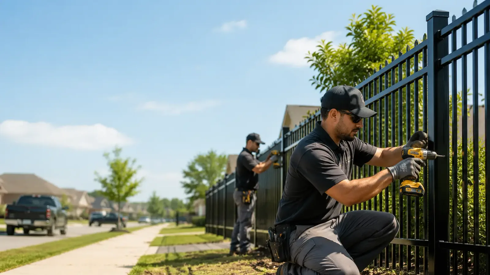 Metal Fence Installation in New Munich, MN